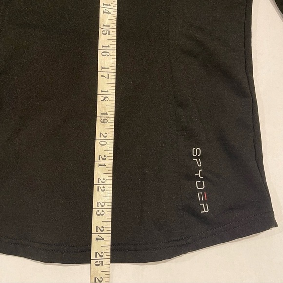 Spyder Active Black Full Zip Jacket Women’s Small Stretch Lightweight Layer - Picture 10 of 10